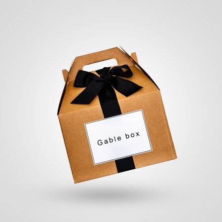 Gift Gable box in au with printed