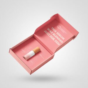 custom printed serum box