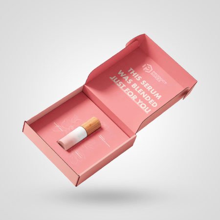 custom printed serum box