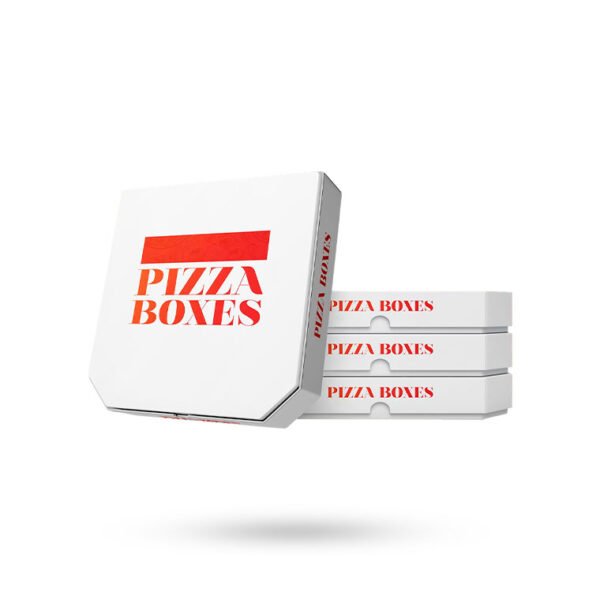 Custom White Pizza Boxes