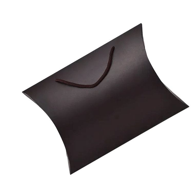 Printed Black Pillow Boxes