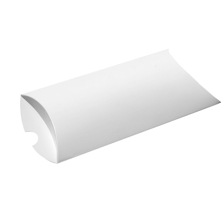 Custom White Pillow Packaging Boxes