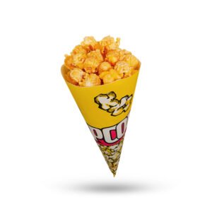 printed popcorn cones